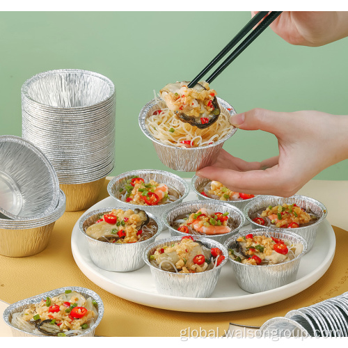 Aluminum Foil Cup For Egg Tart Household disposable Aluminum foil cups for egg tart Factory